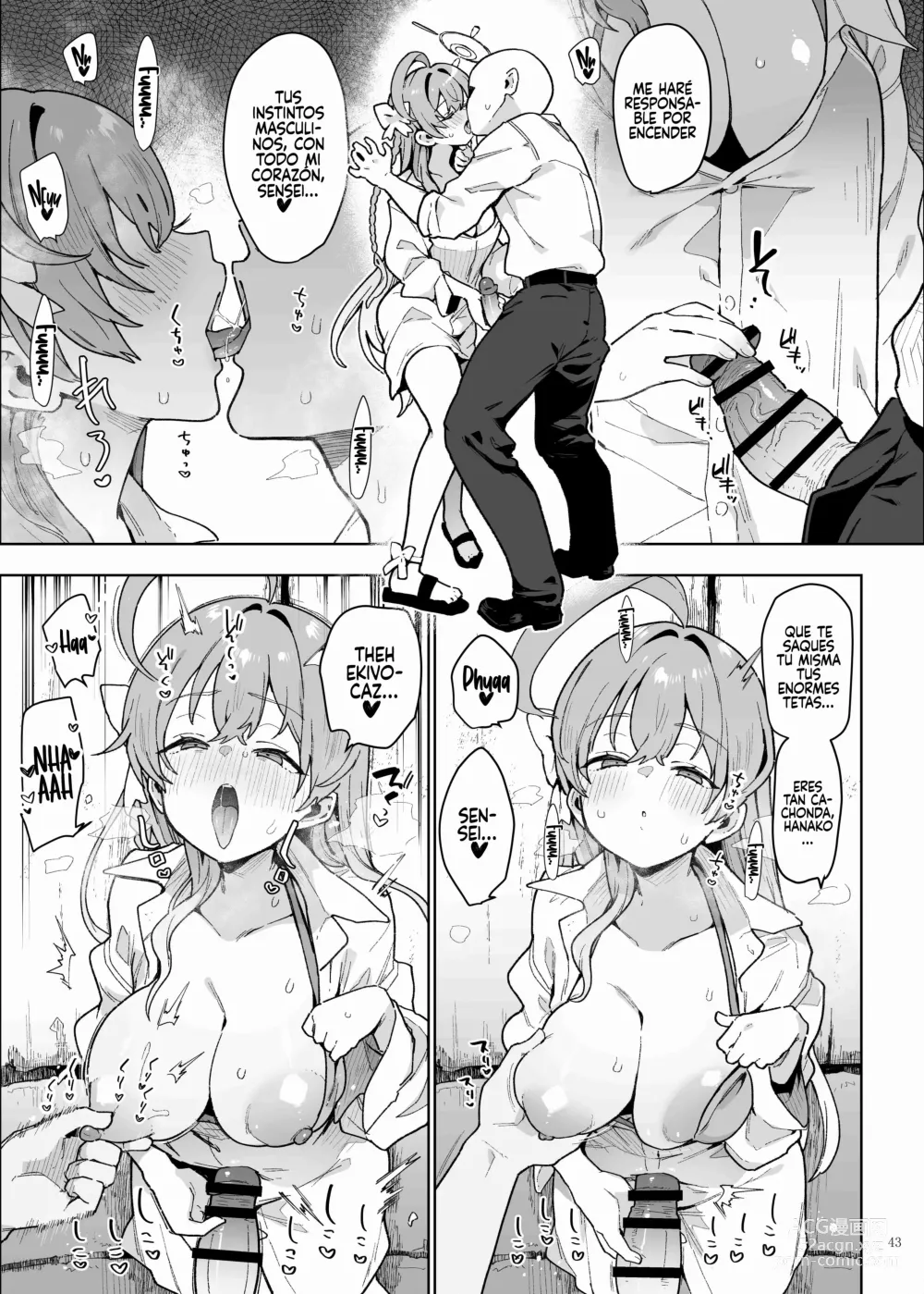 Page 20 of doujinshi BluArch Icha Love Ero Goudou Zetsurin Taisai