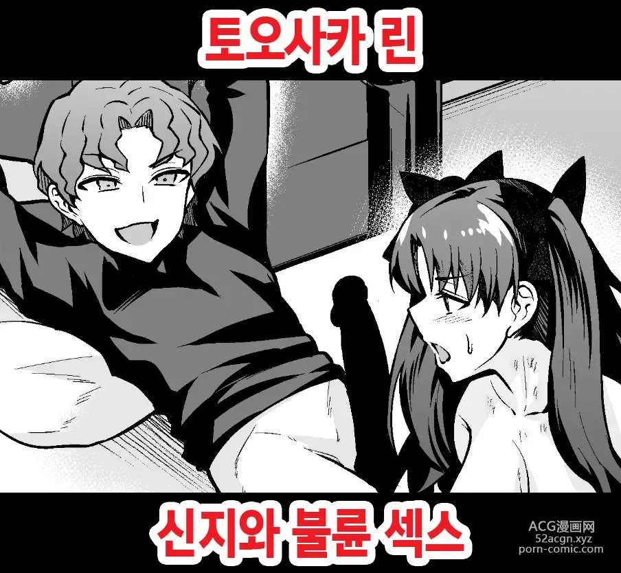 Page 1 of doujinshi 토오사카 린 신지와 불륜 섹스