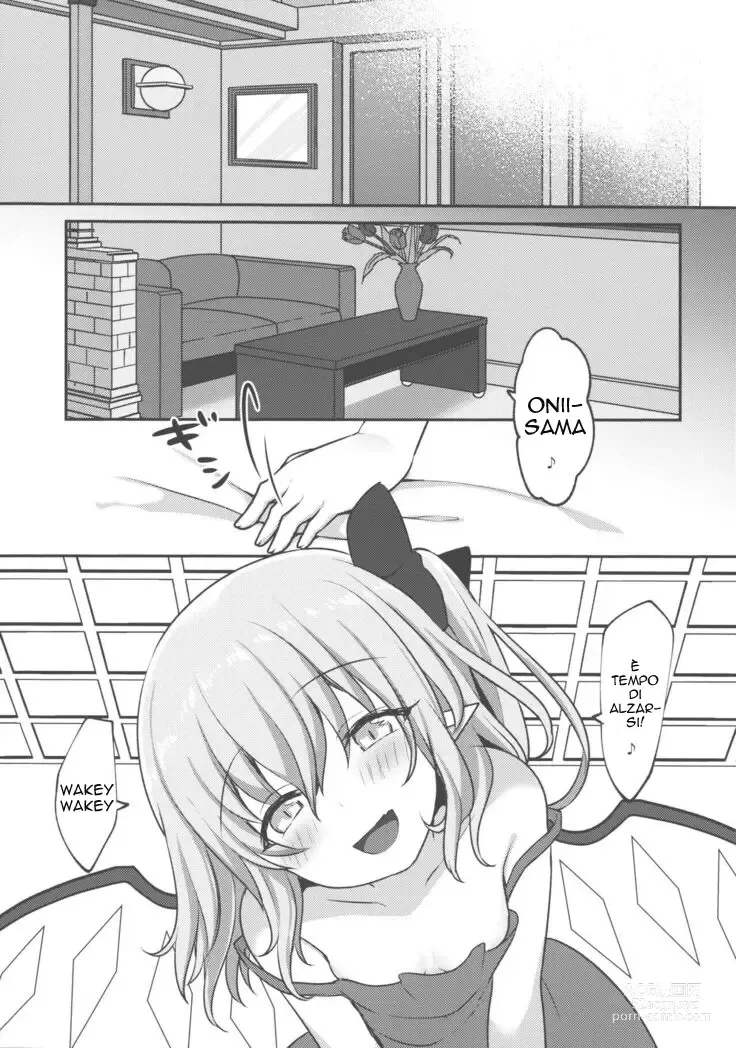 Page 4 of doujinshi Flan-chan ni Okoshite morau Hon