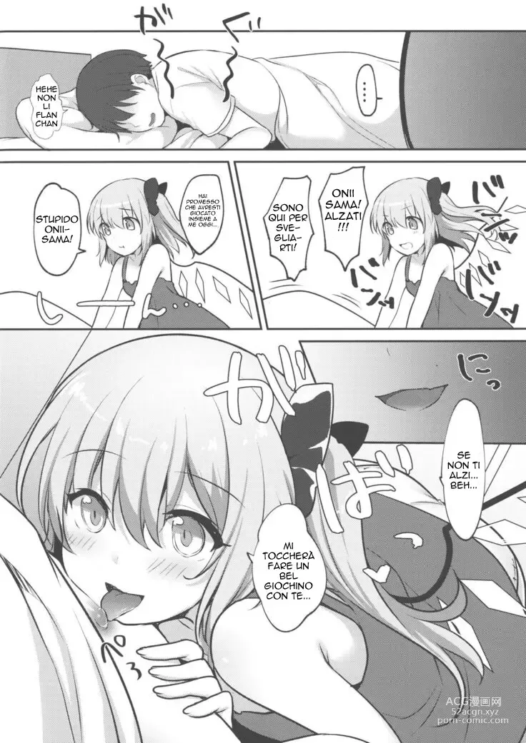 Page 5 of doujinshi Flan-chan ni Okoshite morau Hon