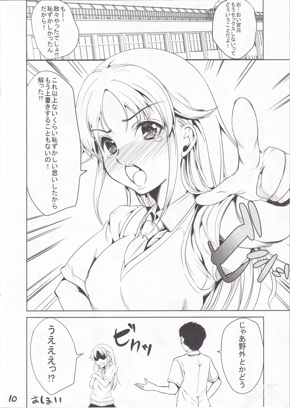 Page 9 of doujinshi Shibattari Okashi Tari