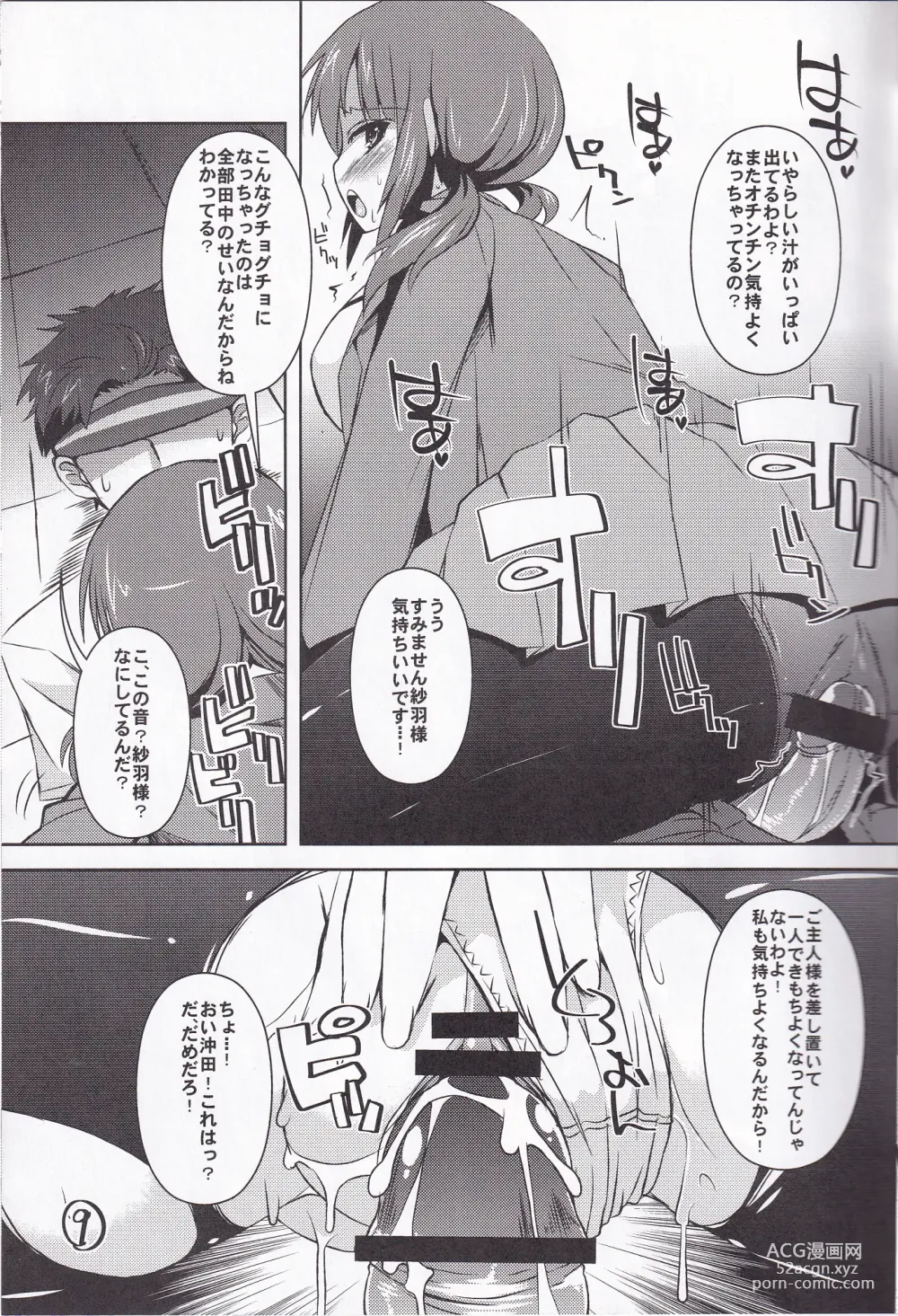 Page 8 of doujinshi Ashi Kokishi TARI Paizuri shi TARI suru Hon