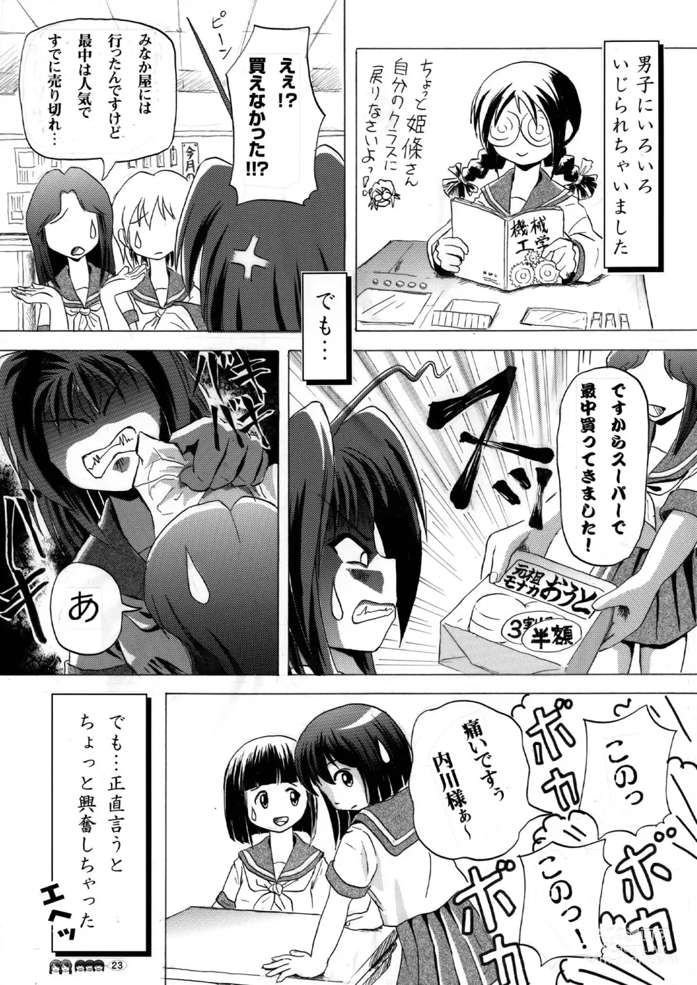 Page 23 of doujinshi Sachina no Koukou Nikki 3