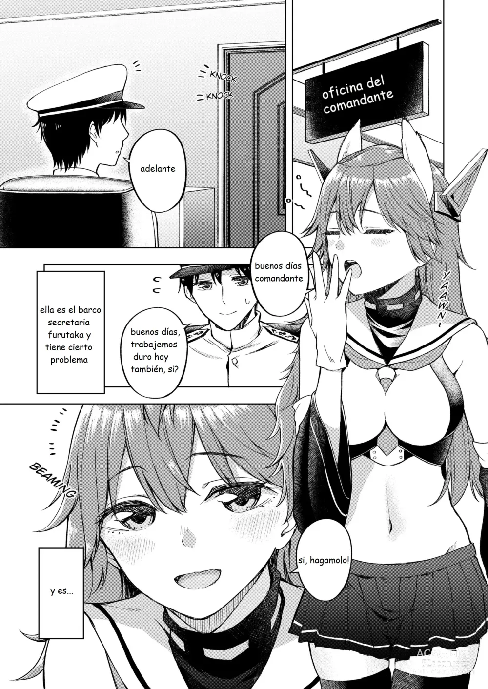 Page 2 of doujinshi Nemureru Umi no Hisho - Sleeping sea secretary.