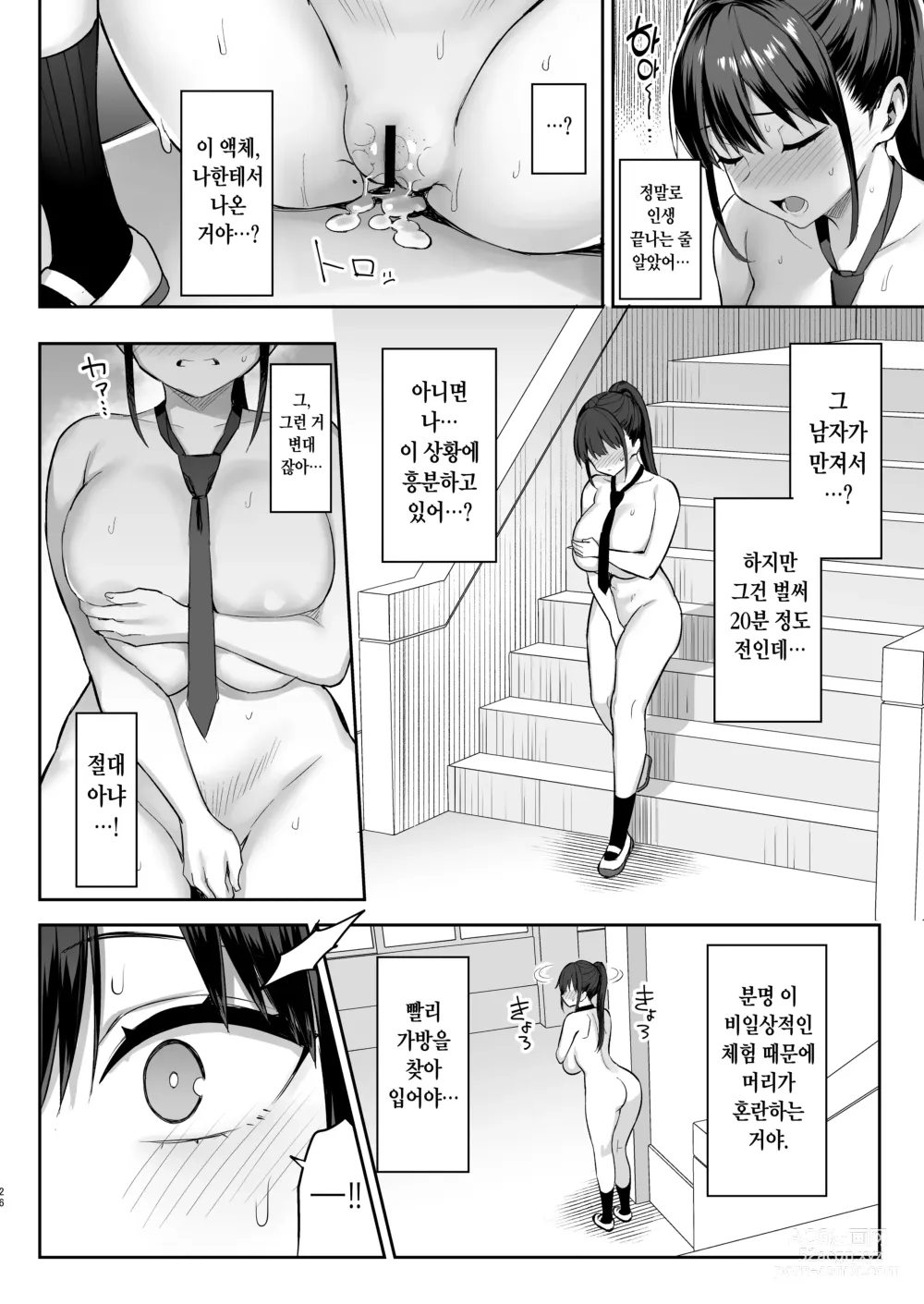 Page 27 of doujinshi Zutto Suki datta Kyonyuu Osananajimi ga Furyou-tachi ni Moteasobareta Nanokakan Chuu｜줄곧 좋아했던 거유 소꿉친구가 양아치들한테 희롱당한 칠일간 중