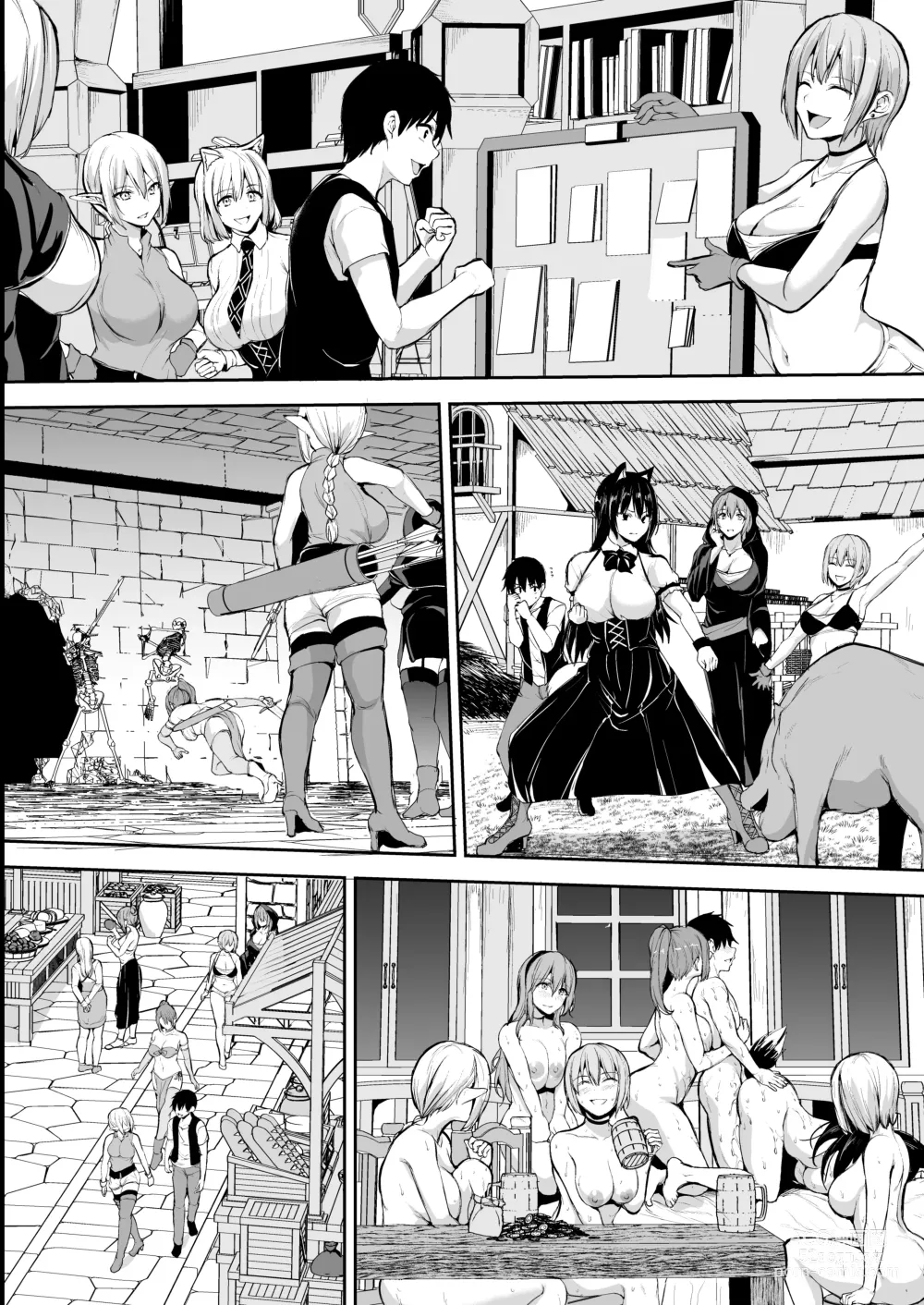 Page 523 of doujinshi 異世界ハーレム物語