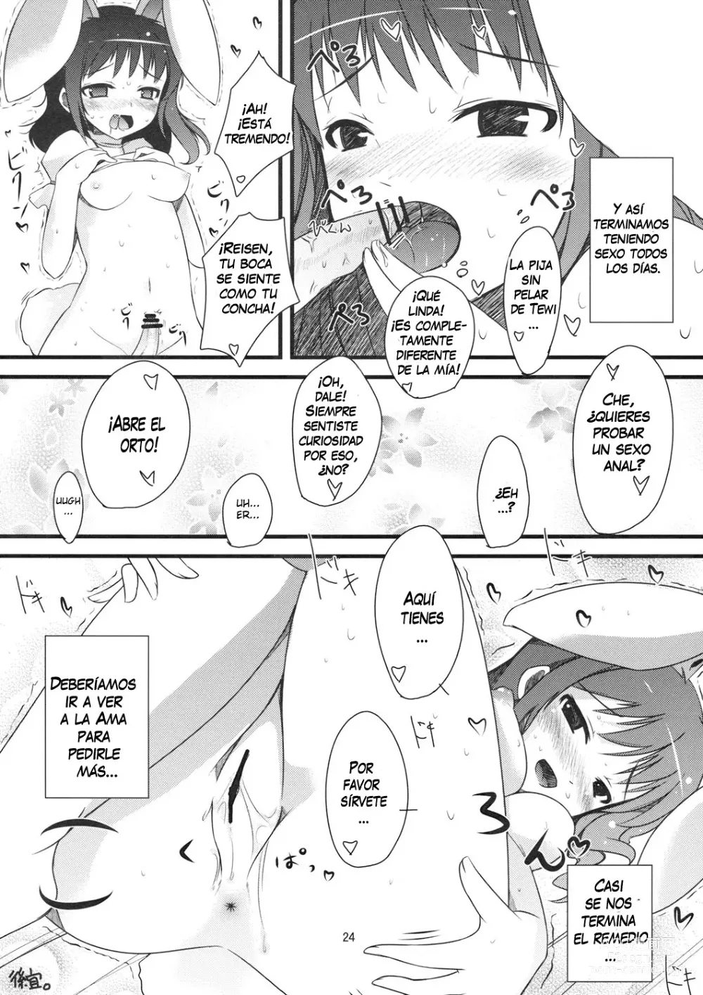 Page 23 of doujinshi Inaba no Ero Usagi