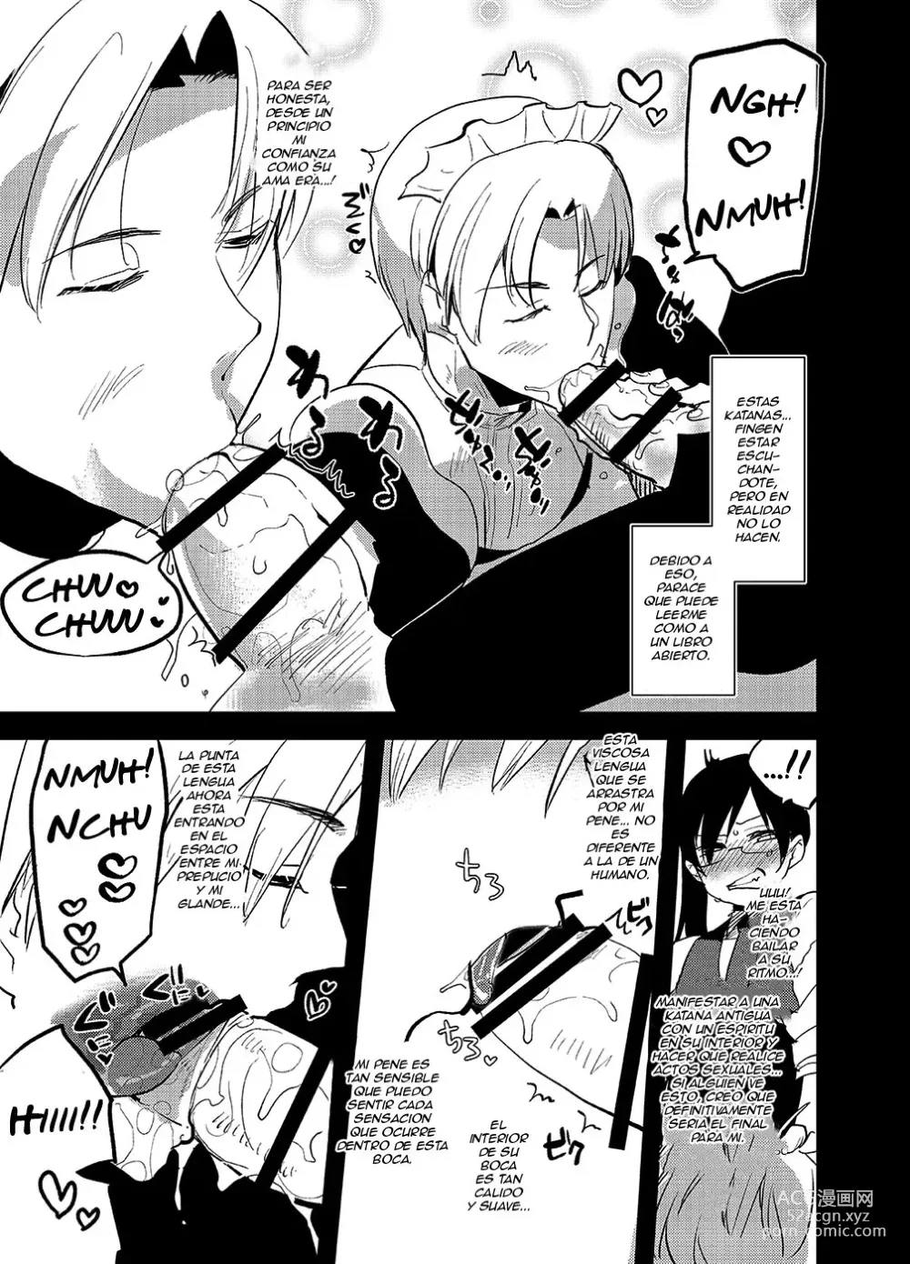 Page 8 of doujinshi Futanari Onna Saniwa x Katana no Ero Hon 2