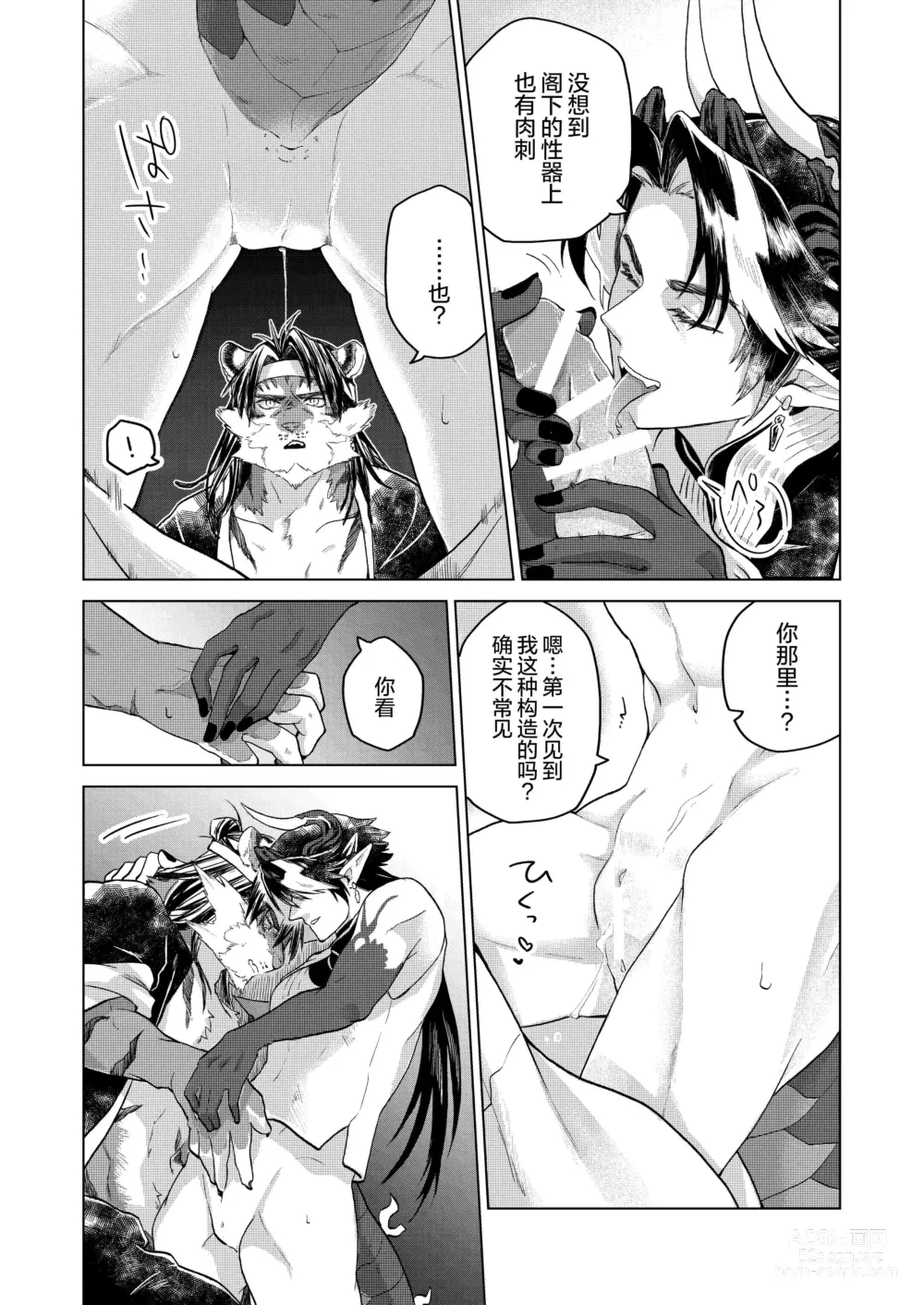 Page 15 of doujinshi 虎龙戏画