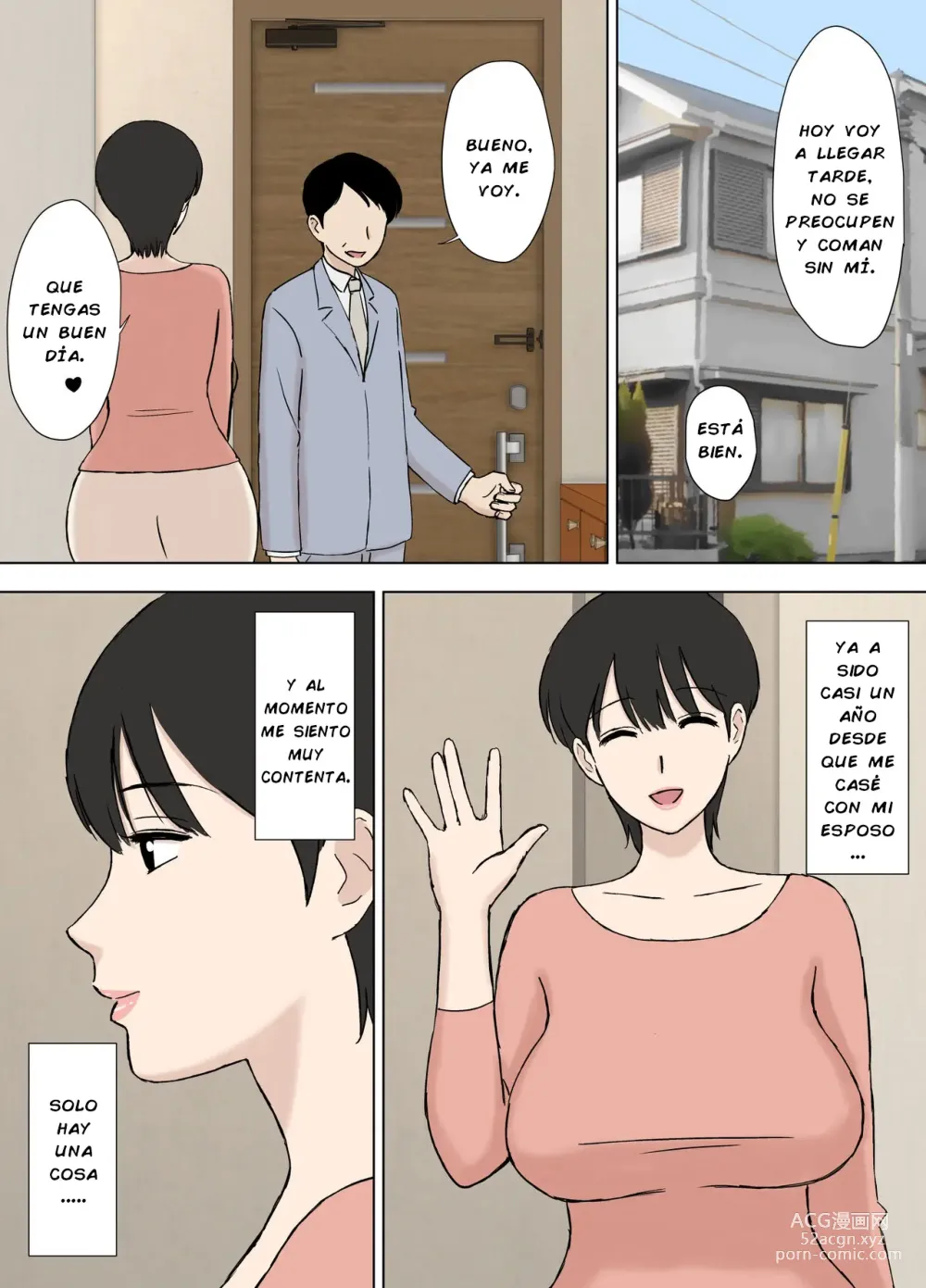 Page 5 of doujinshi Juujun Mama no Chizuru-san to Otto no Tsurego La Obediente Chizuru y su hijastro