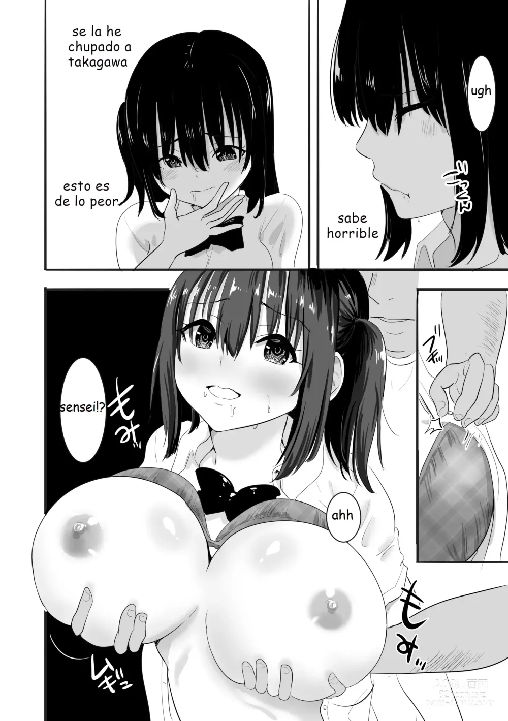 Page 19 of doujinshi Una chica con el uniforme mojada vive sola en una isla desierta con un profesor que la acosa sexualmente