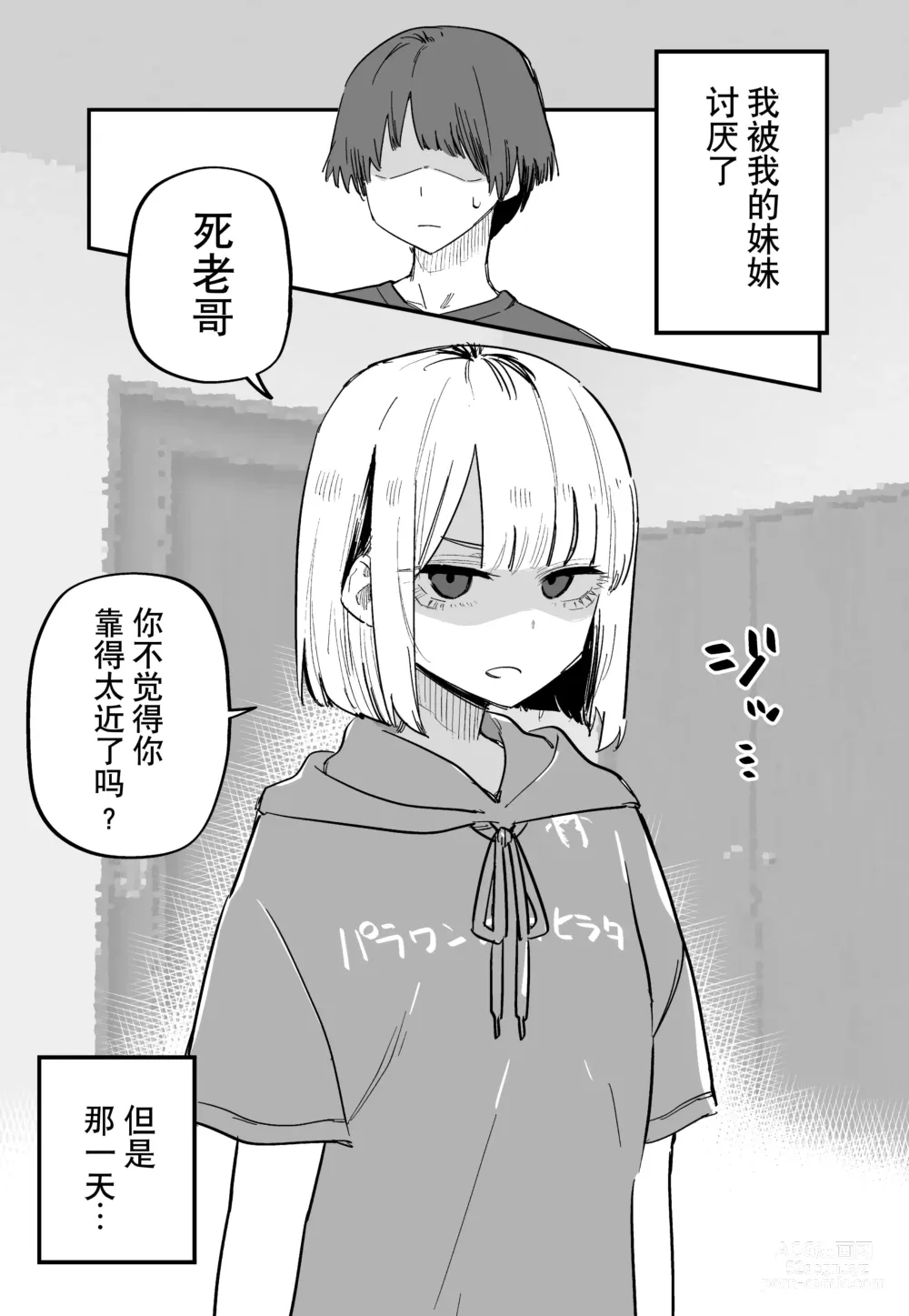 Page 3 of doujinshi 最讨厌我的妹妹好可怕