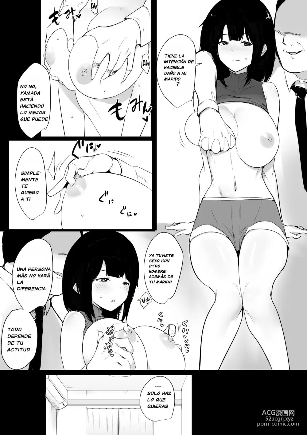 Page 12 of doujinshi Vi a una esposa de preparatoria de grandes pechos que solo deja que otro hombre la mime y abrace 4