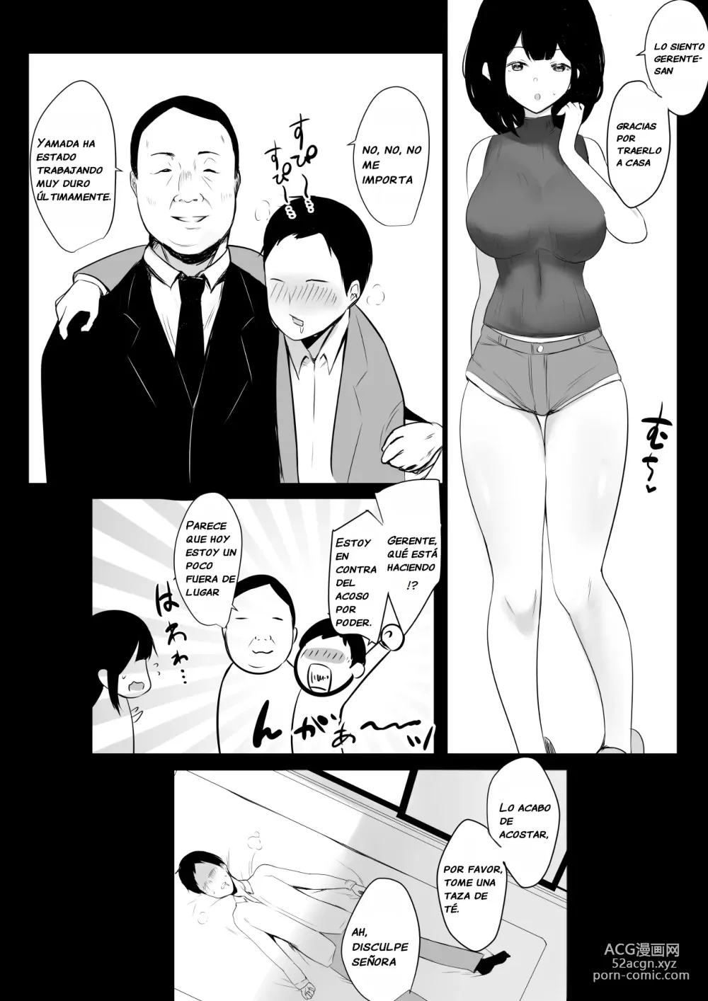 Page 8 of doujinshi Vi a una esposa de preparatoria de grandes pechos que solo deja que otro hombre la mime y abrace 4