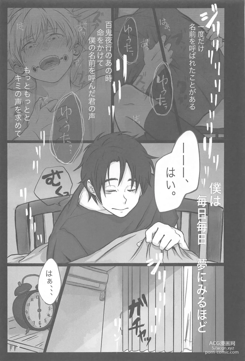 Page 2 of doujinshi Mainichi Mainichi Yume ni Miruhodo