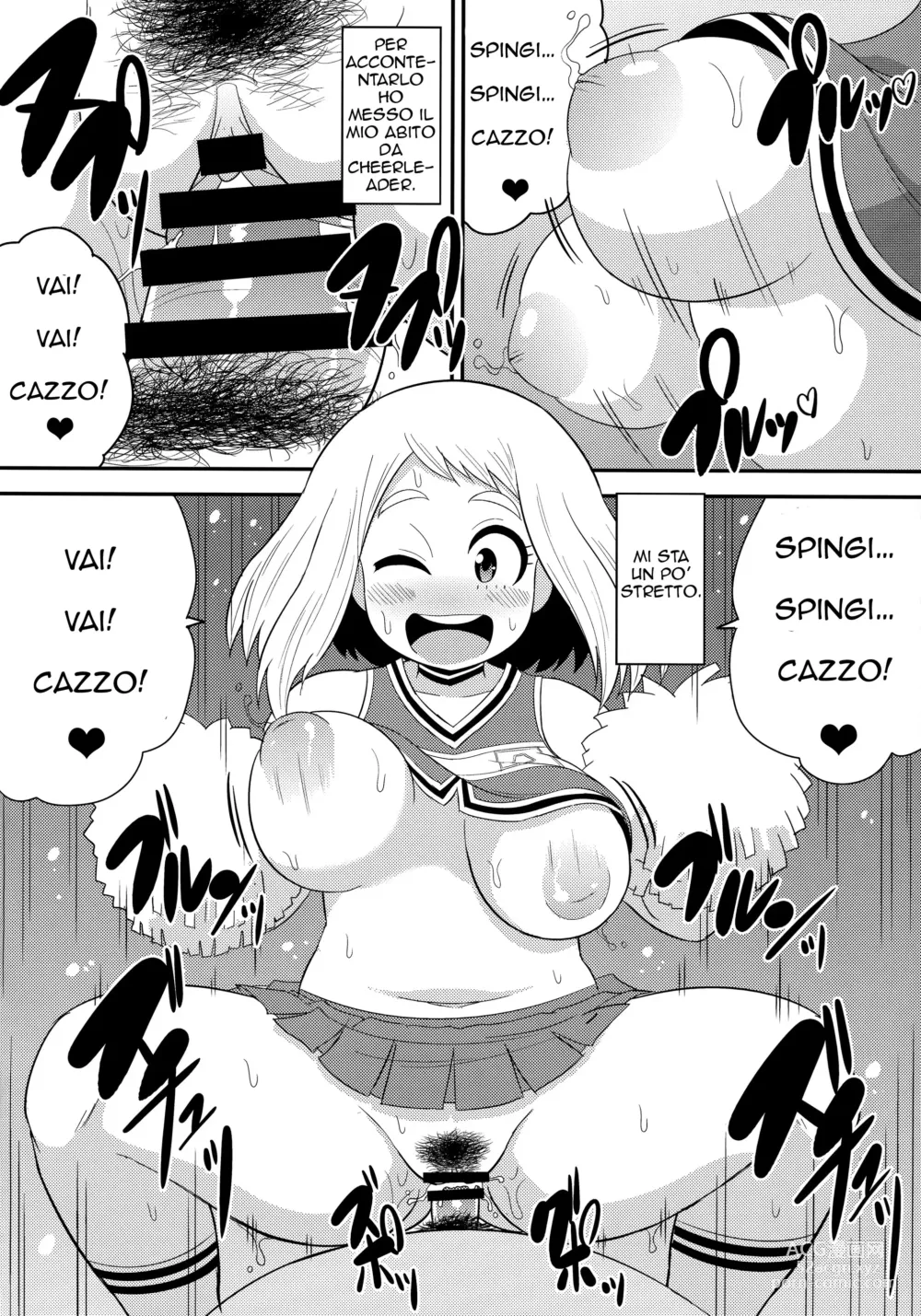 Page 9 of doujinshi Ochako Bitch Academia