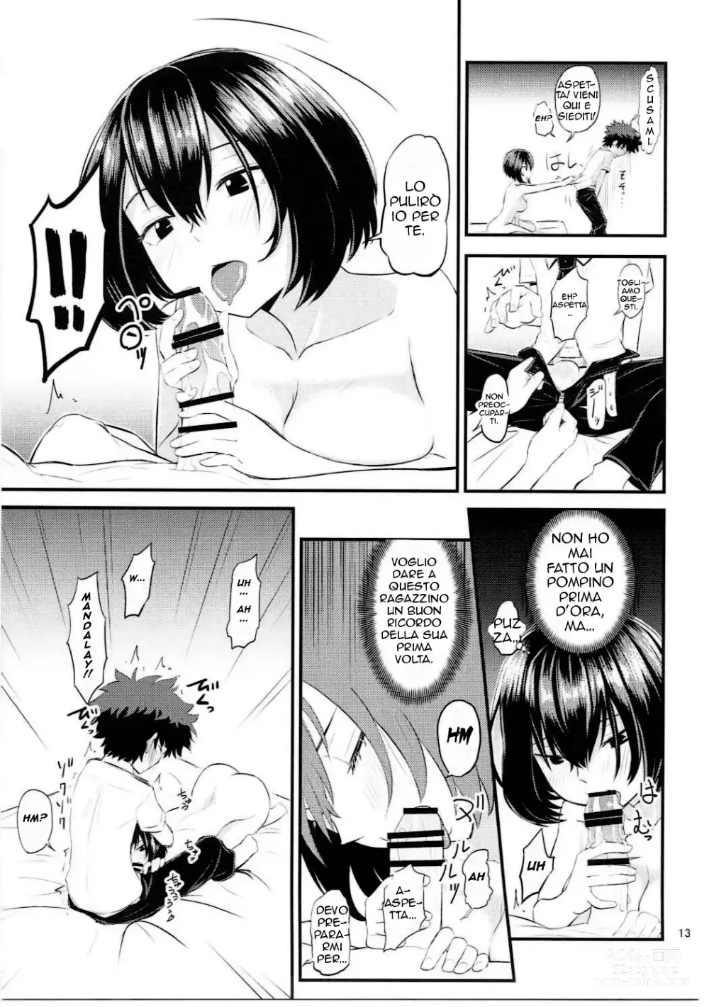 Page 12 of doujinshi Mandalay ni Fude Oroshi Shite Morau Hon