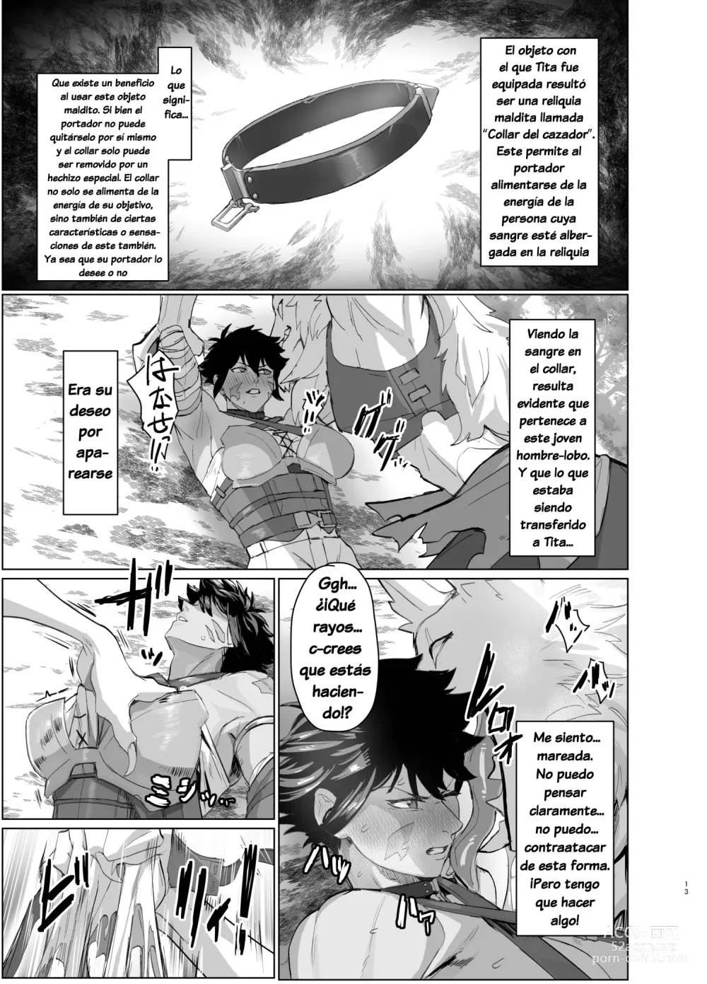 Page 12 of doujinshi Una Mujer Guerrera en Problemas