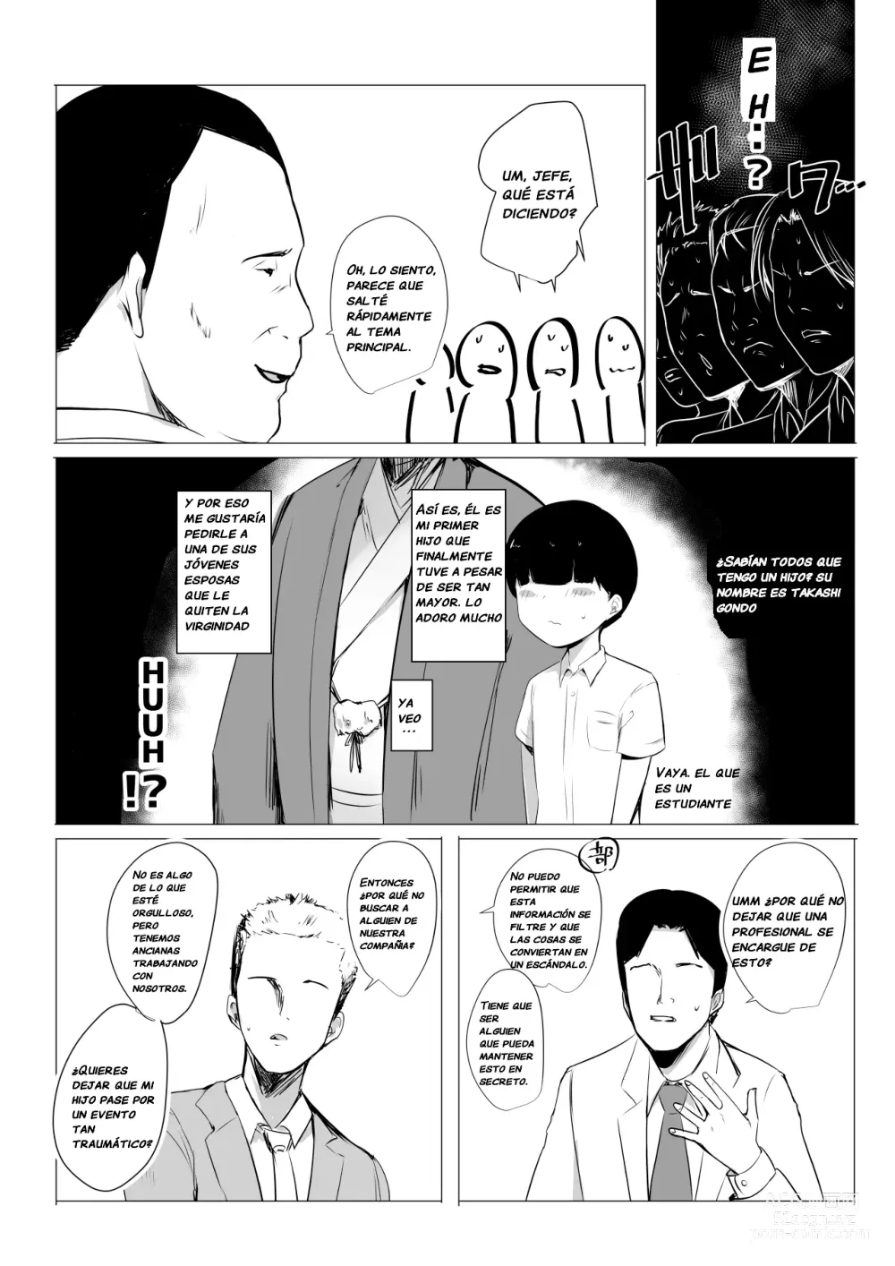 Page 4 of doujinshi Vi a una esposa de preparatoria de grandes pechos que solo deja que otro hombre la mime y abrace 3.