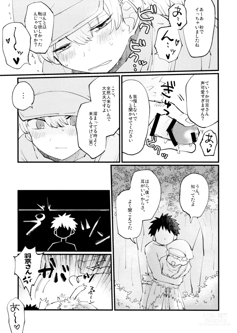 Page 20 of doujinshi Yasashii Kawaii Ore no Tenshi Ukyo-san