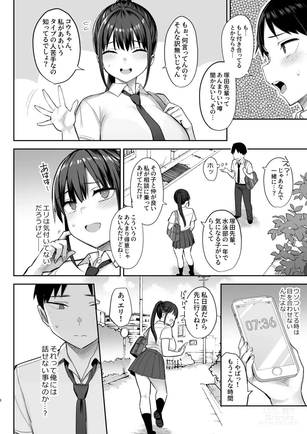 Page 9 of doujinshi Zutto Suki datta Kyonyuu Osananajimi ga Furyou-tachi ni Moteasobareta Nanokakan Chuu