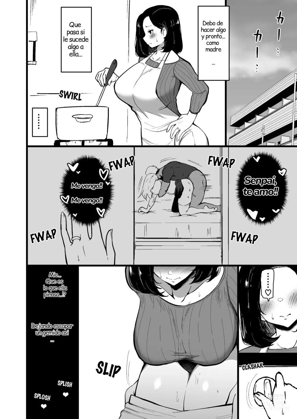 Page 8 of doujinshi Una madre que se enamora del novio de su hija 2