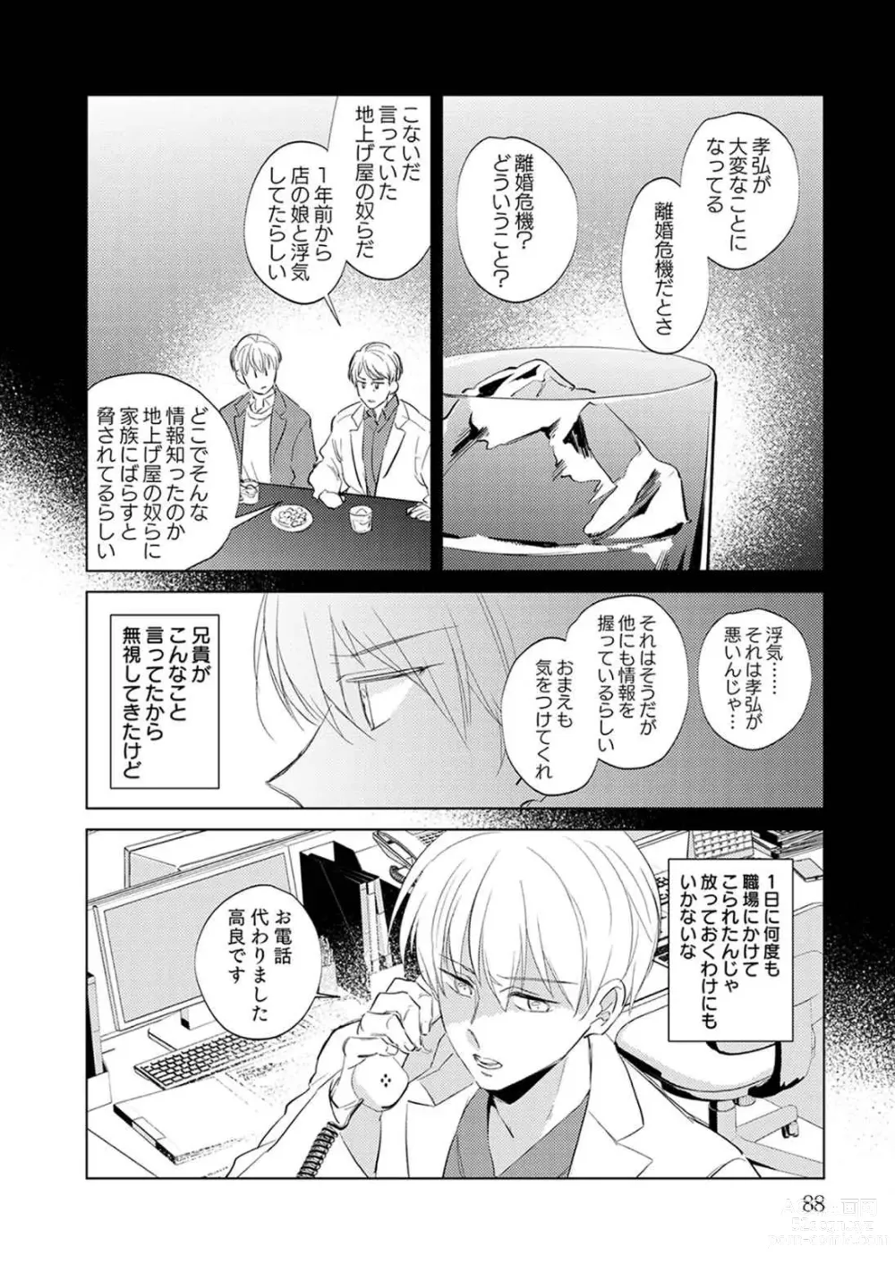 Page 88 of manga First Call 1 ~Doutei Gekai Toshishita Yazuka no Yome ni Sare Sou desu!~