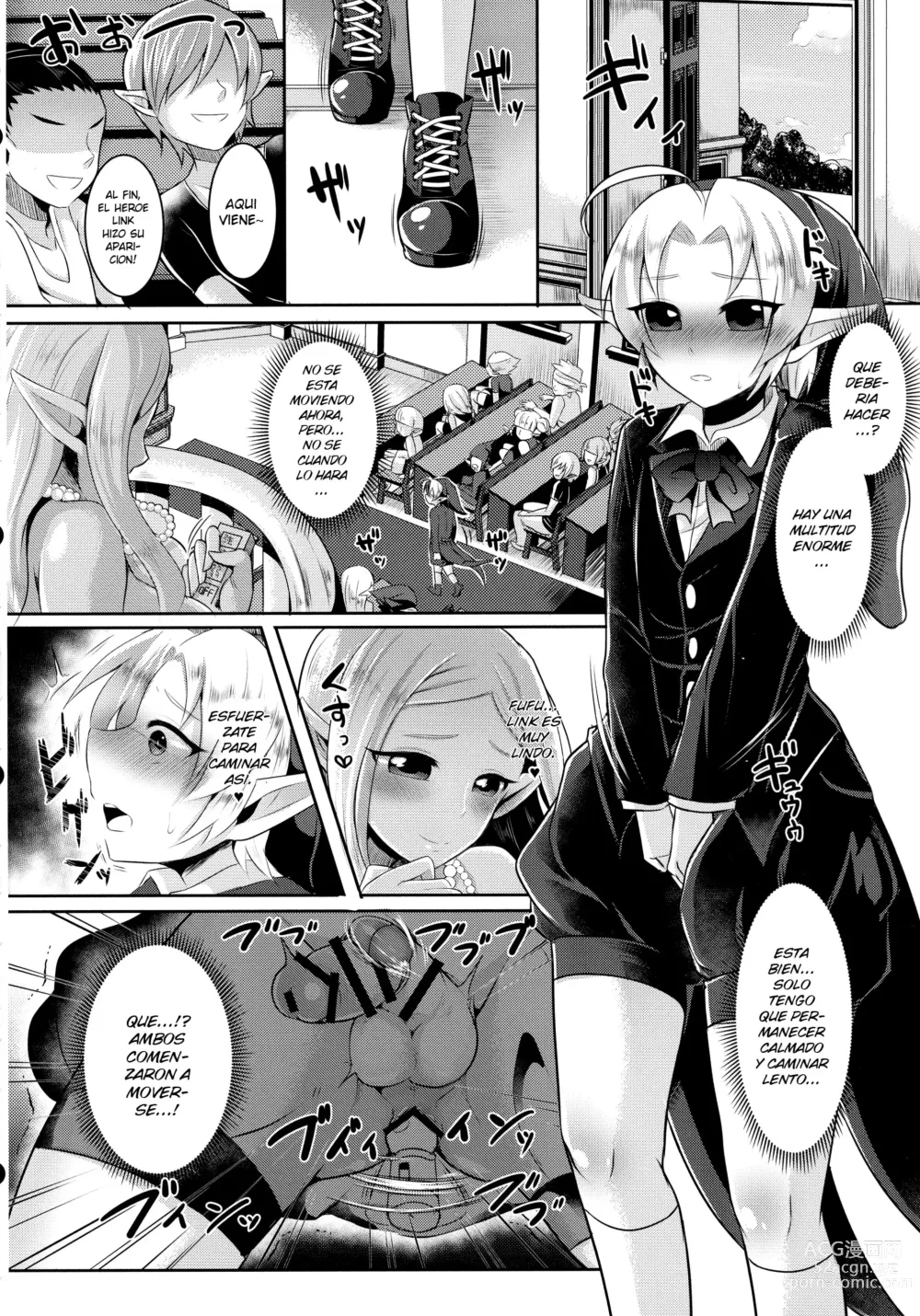 Page 8 of doujinshi Futanari Zelda Hime to Dokidoki = Kekkonshiki