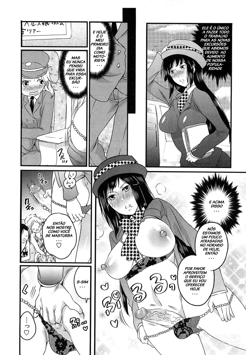 Page 130 of manga Himitsu no Bus Tour ~Boku no Bus Guide Nisshi~