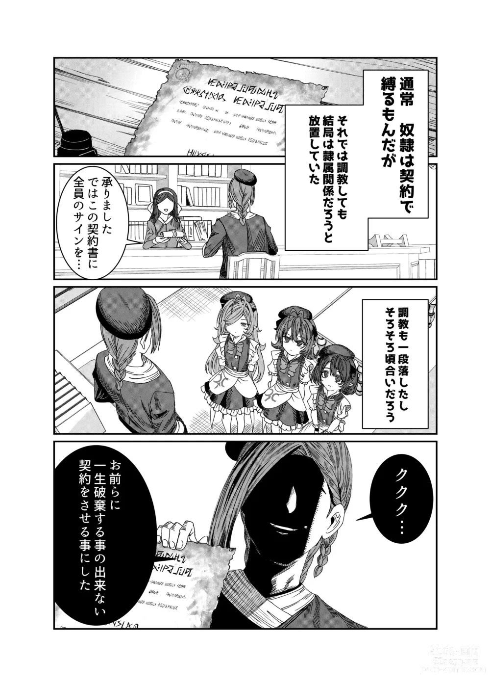 Page 20 of doujinshi Dorei o Choukyou shite Harem Tsukuru ~Sodateta Dorei-tachi to Junai Harem H suru made no Hanashi~ Manga Ban