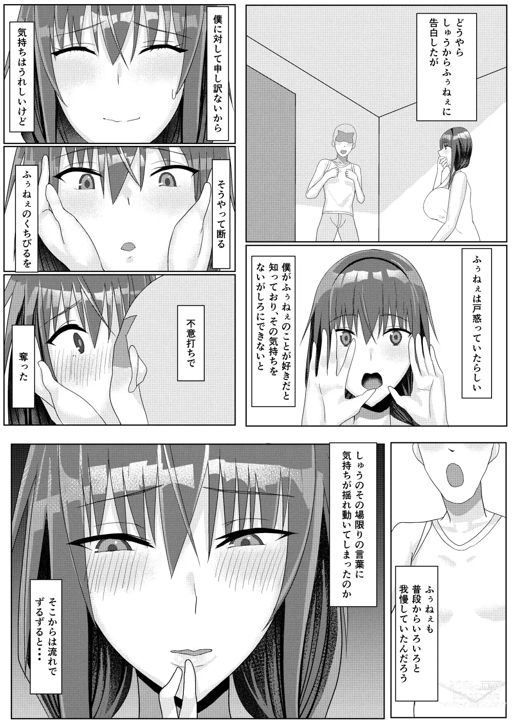 Page 23 of doujinshi Zutto Akogare datta Tonari no Ie no Onee-chan ga Otouto to Yatteta