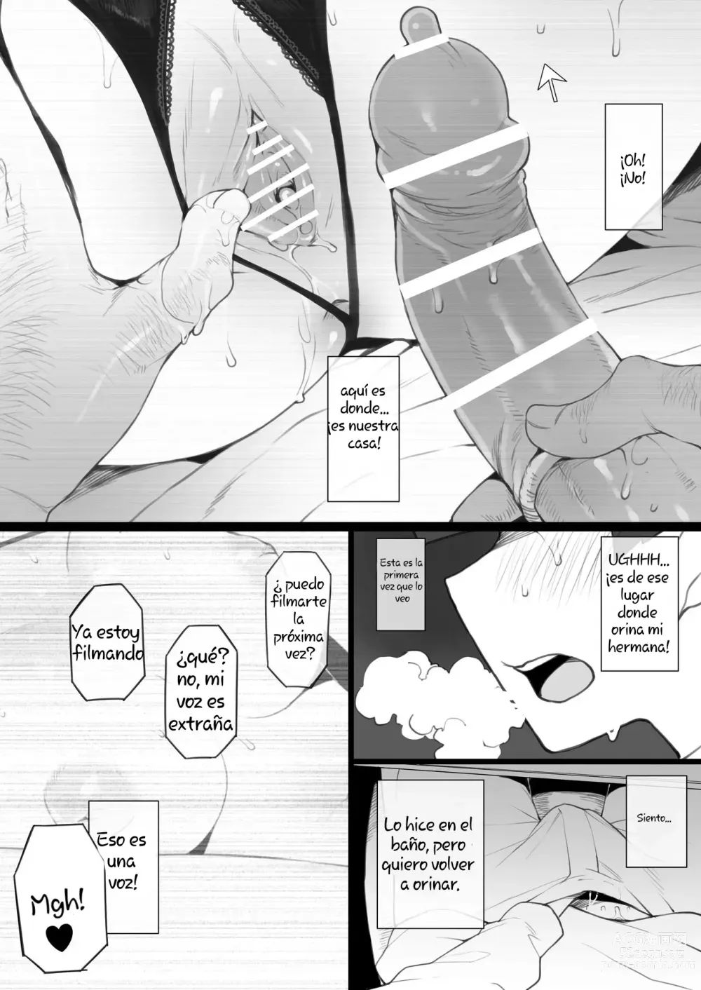 Page 11 of doujinshi Daisuki na Onee-chan ni Karita PersoCom no Naka ni...