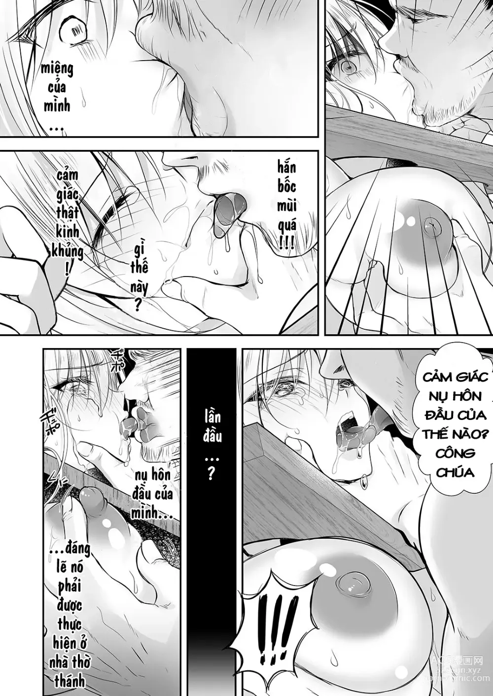 Page 11 of doujinshi Isekai Rinkan 2 ~Tại sao một hiệp sĩ công chúa cao quý lại không chịu nổi một con cặc man rợ!~