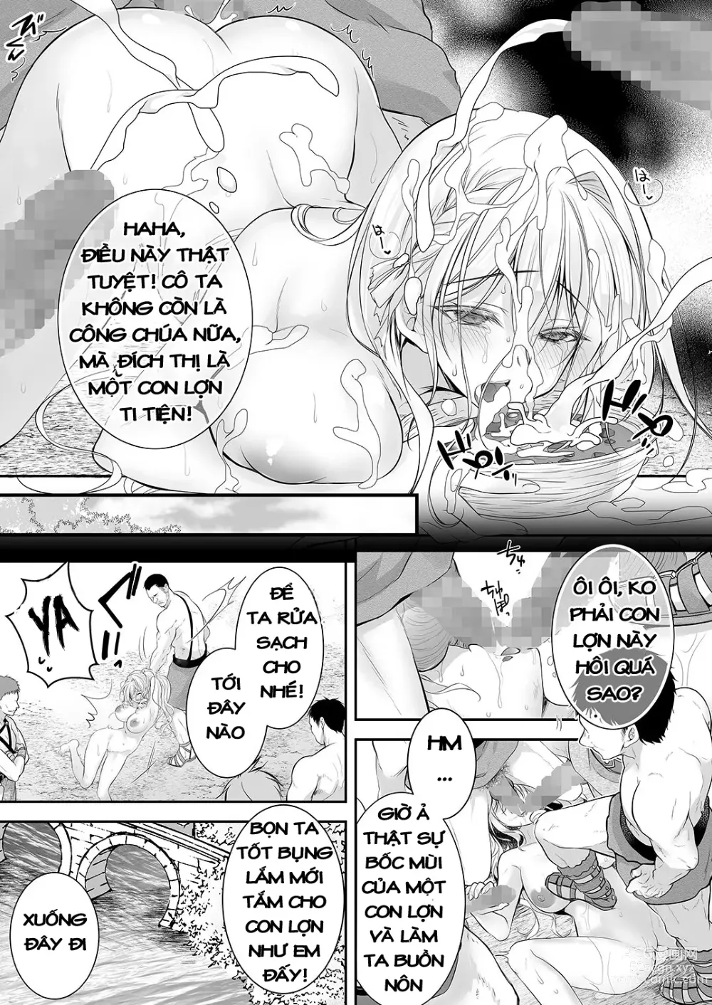 Page 42 of doujinshi Isekai Rinkan 2 ~Tại sao một hiệp sĩ công chúa cao quý lại không chịu nổi một con cặc man rợ!~