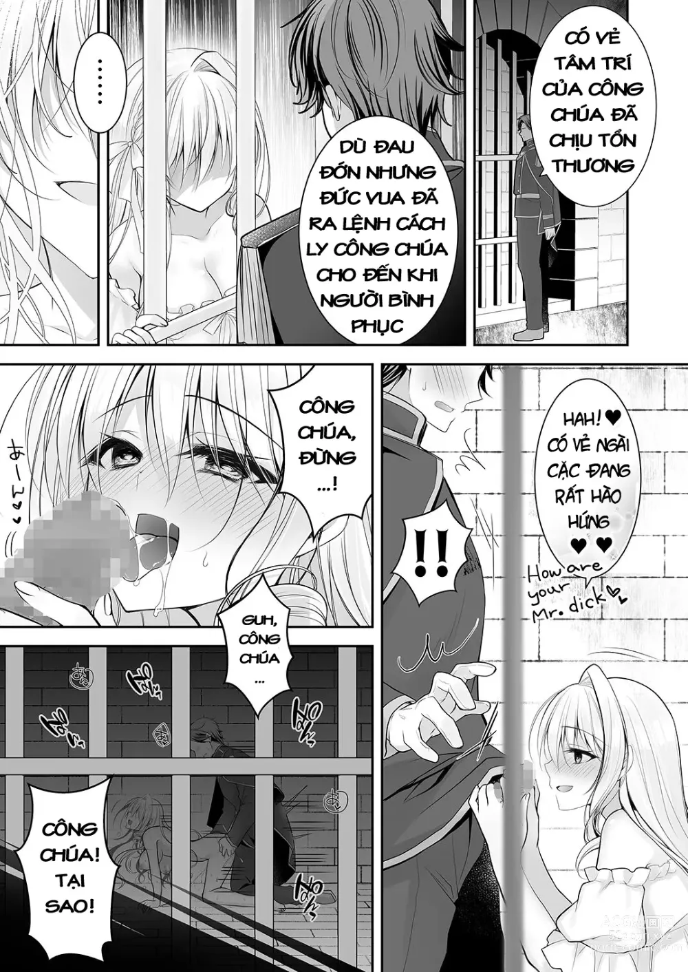 Page 52 of doujinshi Isekai Rinkan 2 ~Tại sao một hiệp sĩ công chúa cao quý lại không chịu nổi một con cặc man rợ!~