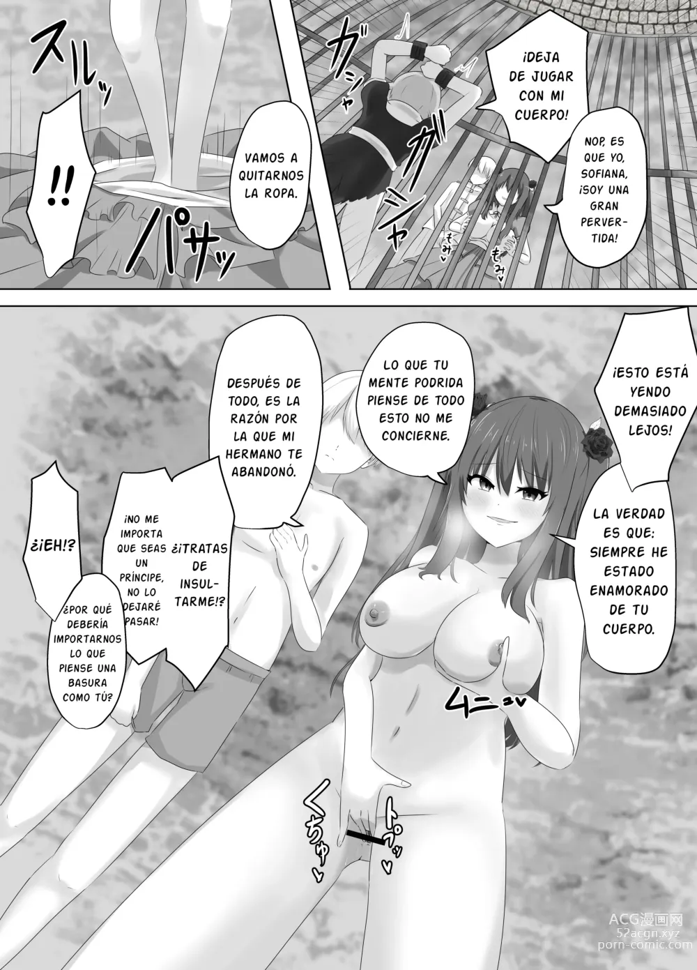 Page 35 of doujinshi Kono, Mitame dake wa Ii Akuyaku Reijou no Karada o Irekawatte Nottorimasu.