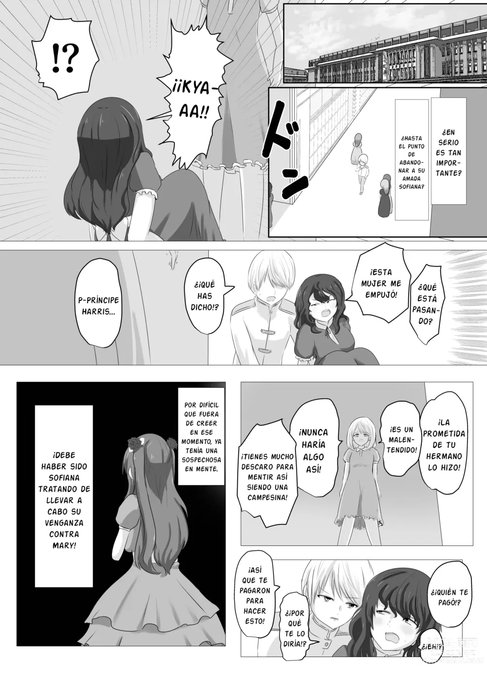 Page 7 of doujinshi Kono, Mitame dake wa Ii Akuyaku Reijou no Karada o Irekawatte Nottorimasu.