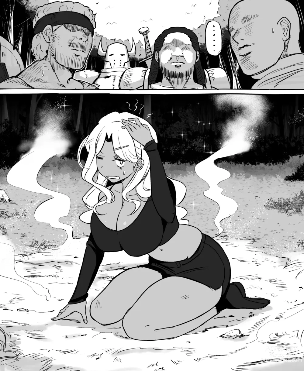 Page 1 of doujinshi Isekai Mob Gal