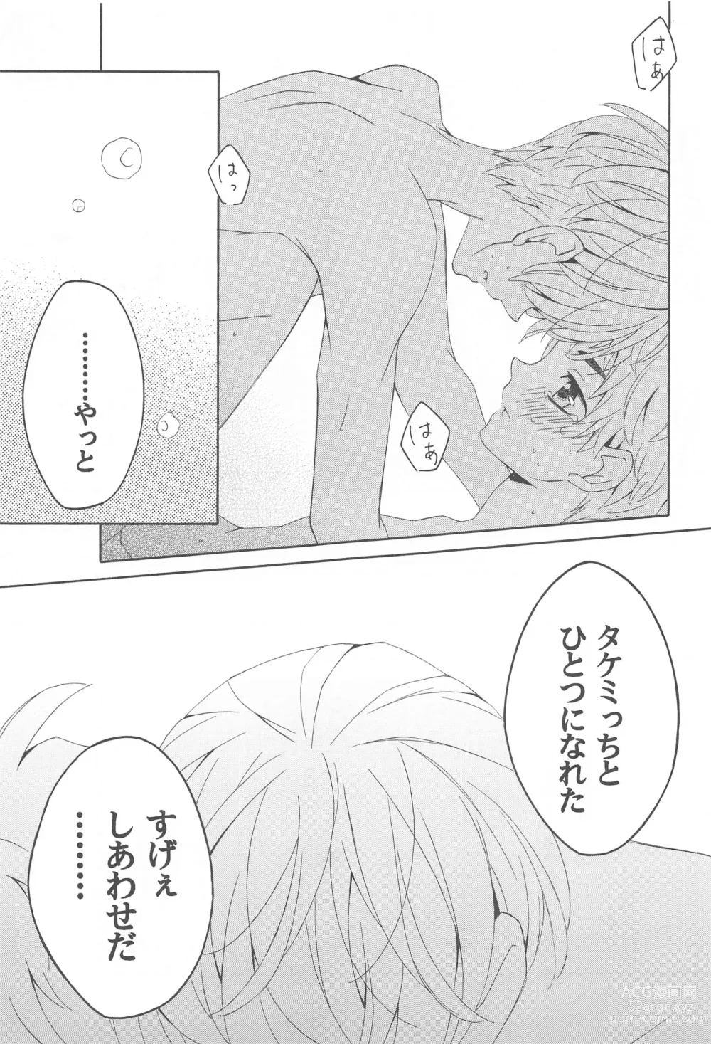 Page 20 of doujinshi Hana to Hachimitsu to Aoiharu