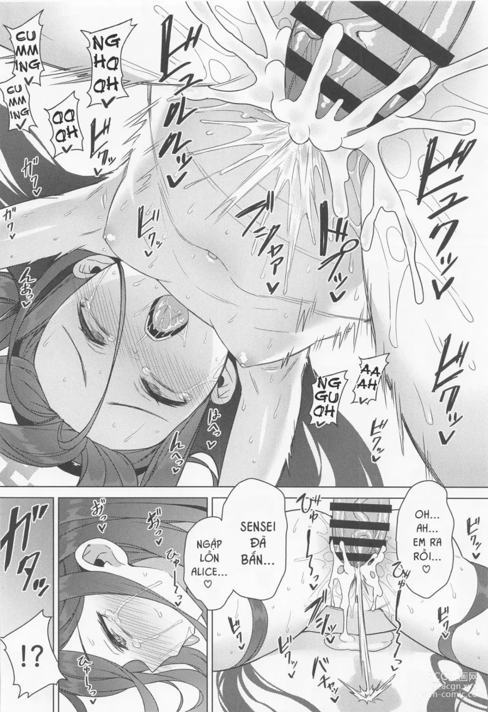 Page 19 of doujinshi Alice đã có được trang bị huyền thoại.