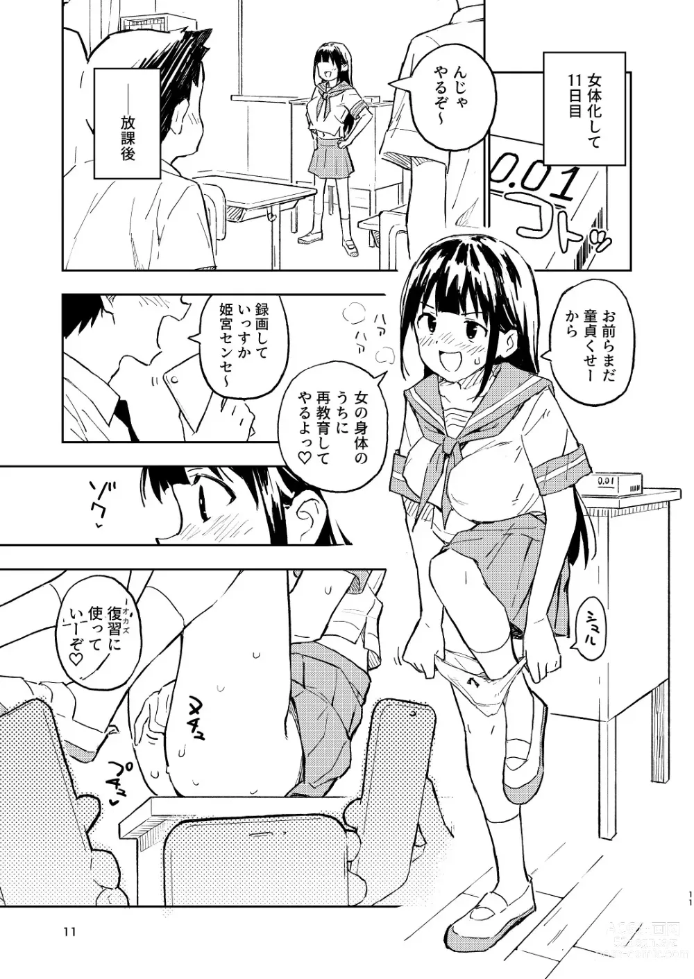 Page 11 of doujinshi 1-kagetsu Ninshin Shinakereba Otoko ni Modoreru Hanashi