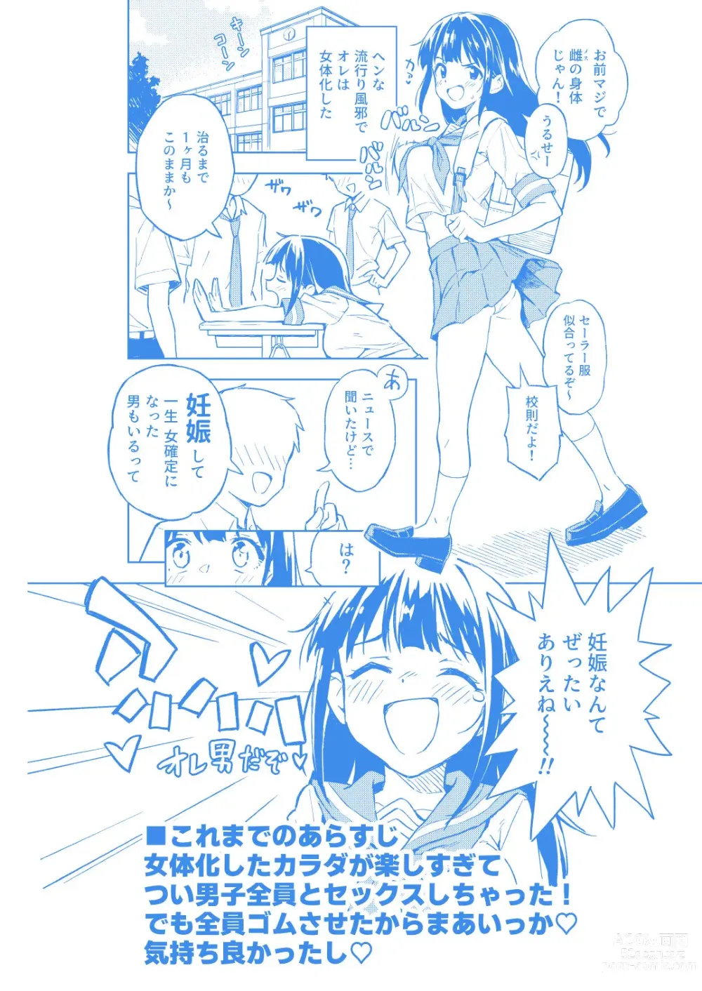 Page 30 of doujinshi 1-kagetsu Ninshin Shinakereba Otoko ni Modoreru Hanashi