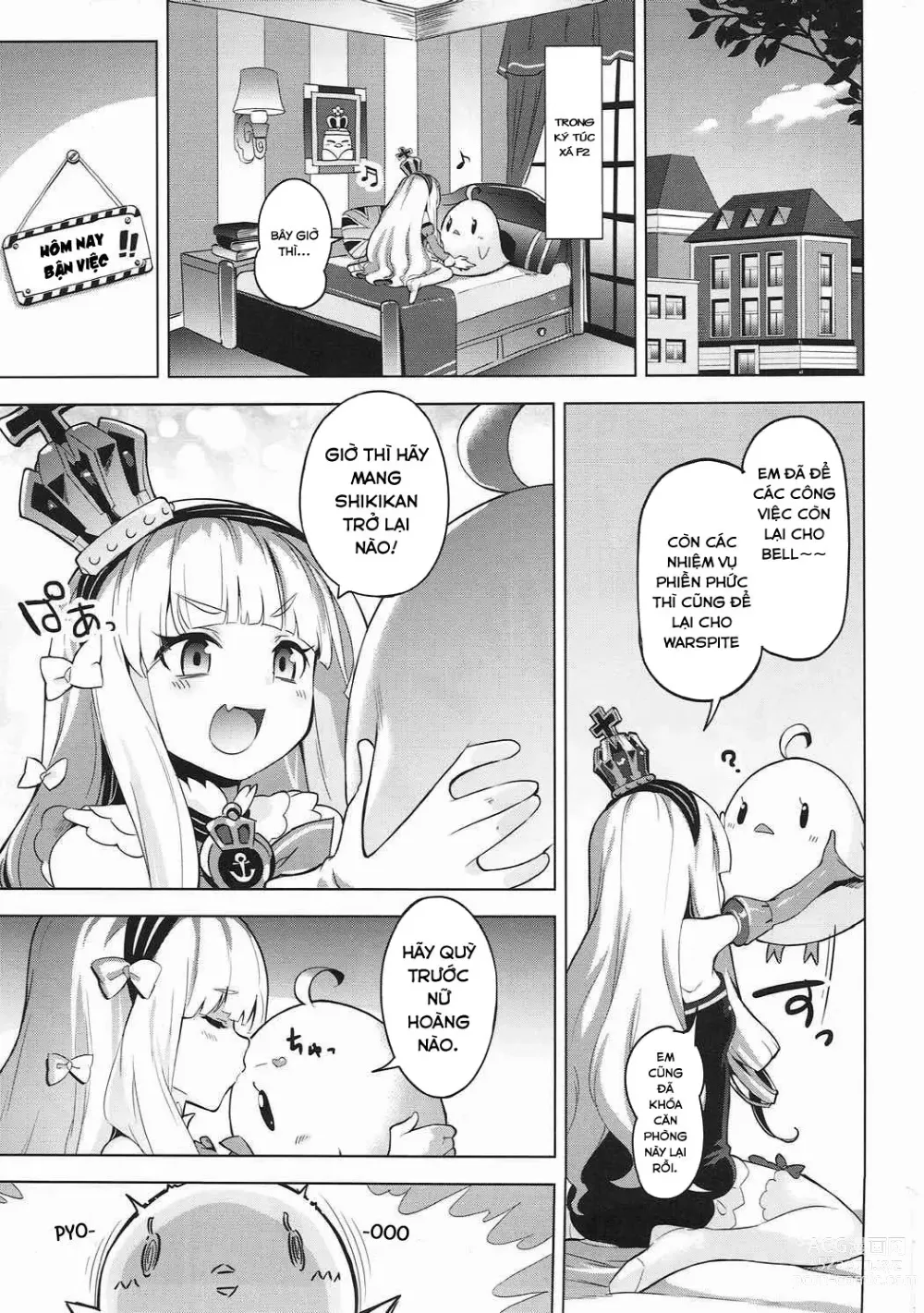 Page 2 of doujinshi Kinpatsu Manaita no Template