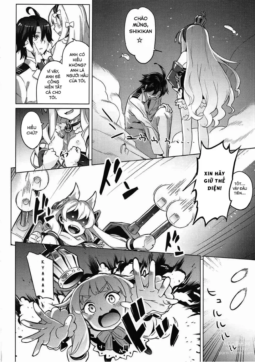 Page 3 of doujinshi Kinpatsu Manaita no Template