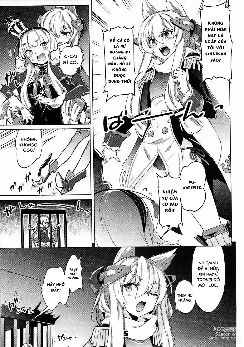 Page 4 of doujinshi Kinpatsu Manaita no Template