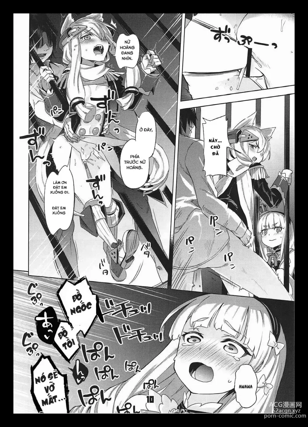 Page 9 of doujinshi Kinpatsu Manaita no Template