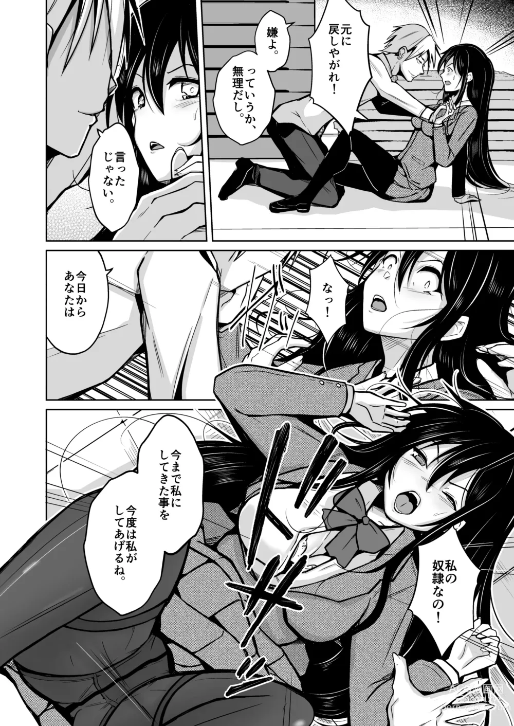 Page 11 of doujinshi CHANGE REVENGE Irekawari TSF  Fukushuugeki