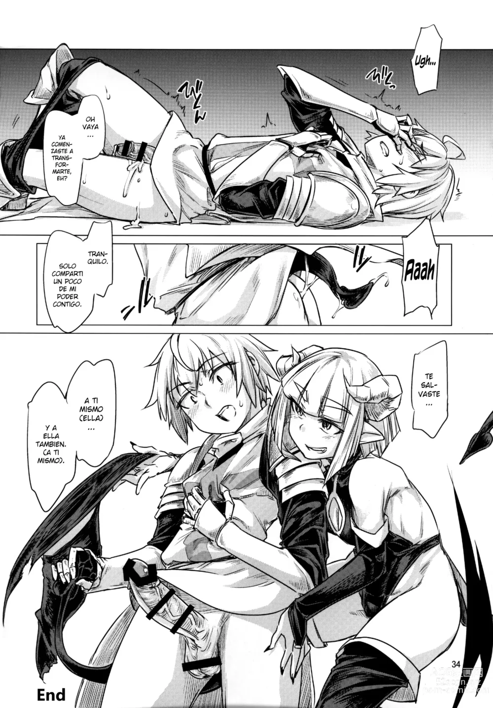 Page 8 of doujinshi Sucubo Agrediendo a Un Caballero con su Pene