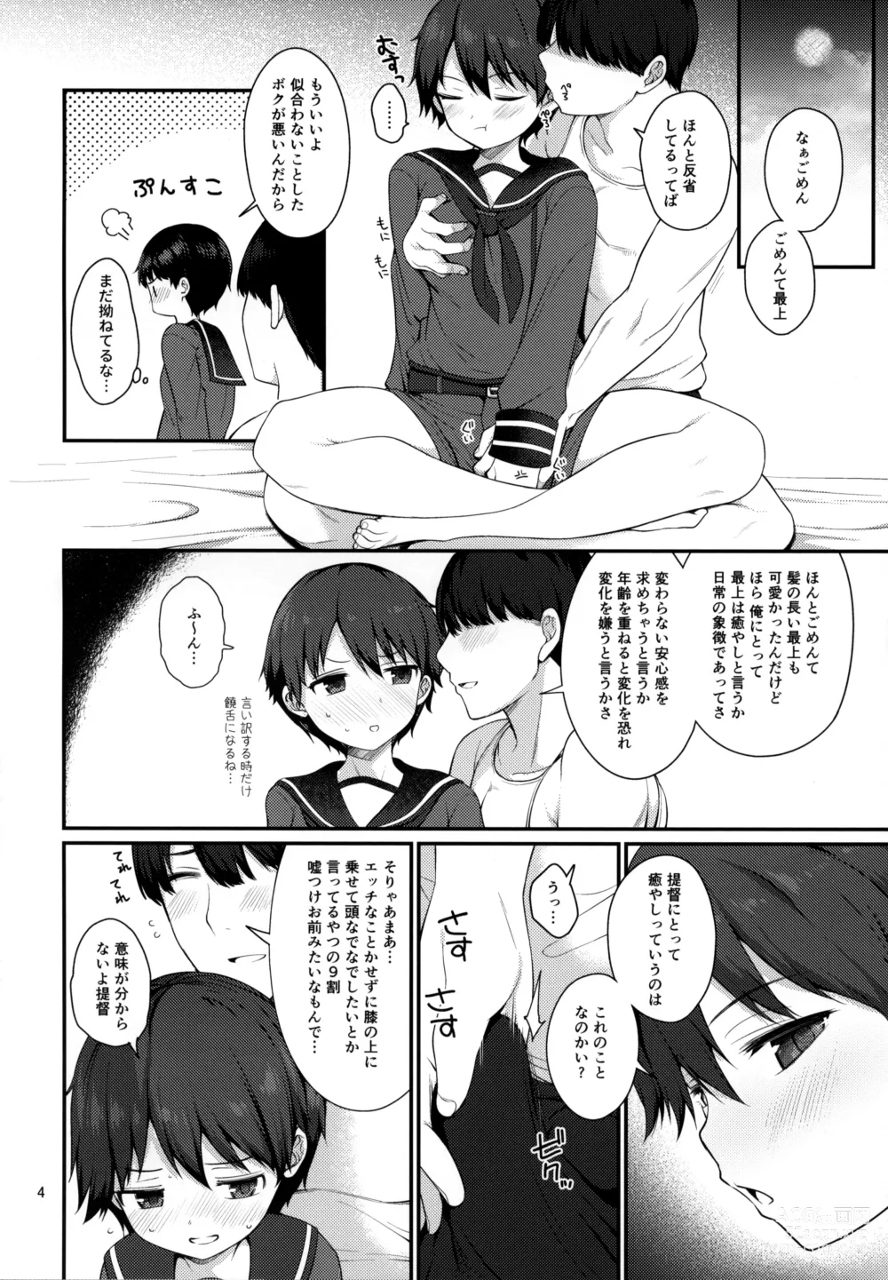 Page 3 of doujinshi Mogami to Ichaicha Kenkax!!