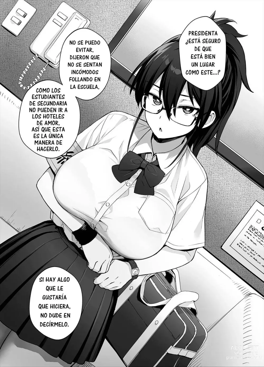 Page 34 of doujinshi Rumor Has It That The New Chairman of Disciplinary Committee Has Huge Breasts 1-2